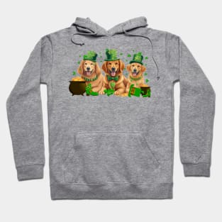 My Golden Retriever Is My Lucky Charm St Patricks Day Hoodie